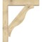 Ekena Millwork Funston Block Rough Sawn Bracket w/ Offset Brace, Douglas Fir, 8"W x 42"D x 48"H BKT0806X42X48FST05RDF - alternate 2
